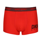 DKNY Chico 3 pack Cotton Sport Trunks - Lead/Atomic Blue/Spotlight
