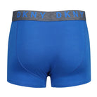 DKNY Mens Valdez 3 pack Cotton Stretch Trunks - Navy/Grey/Blue