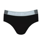 Reebok Mens Cotton Stretch 3 Pack Gavino Briefs - Grey Marl/White/Black