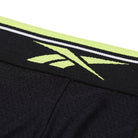 Reebok Mens Performance 3 Pack Raeside Medium Sports Trunks - Black With Red/Lime/Electric