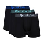 Reebok Mens Performance 3 Pack Medium Sports Trunks - Black