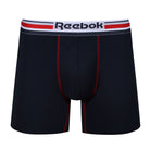 Reebok Mens Performance 3 Pack Brogan Medium Sports Trunks - Navy/White/Grey