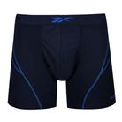 Reebok Mens Performance 3 Pack Bryden Medium Sports Trunks - Black With Red/Lime/Electric