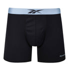 Reebok Mens Performance 3 Pack Ferry Medium Sports Trunks - Black Print/Grey/Black