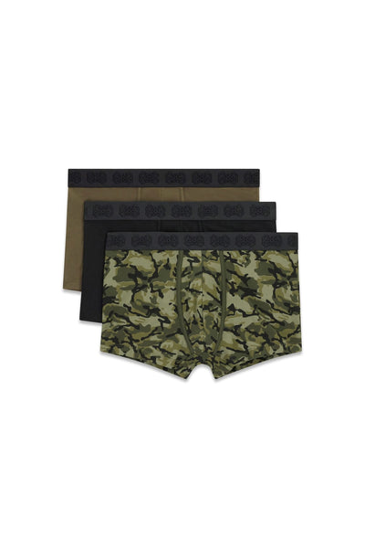 GUESS Men's Joe Boxer Printed Trunks 3-Pack