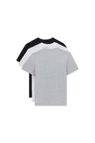 GUESS Men's 3-Pack Crew Neck Logo T-Shirts – Grey / White / Black – image 4