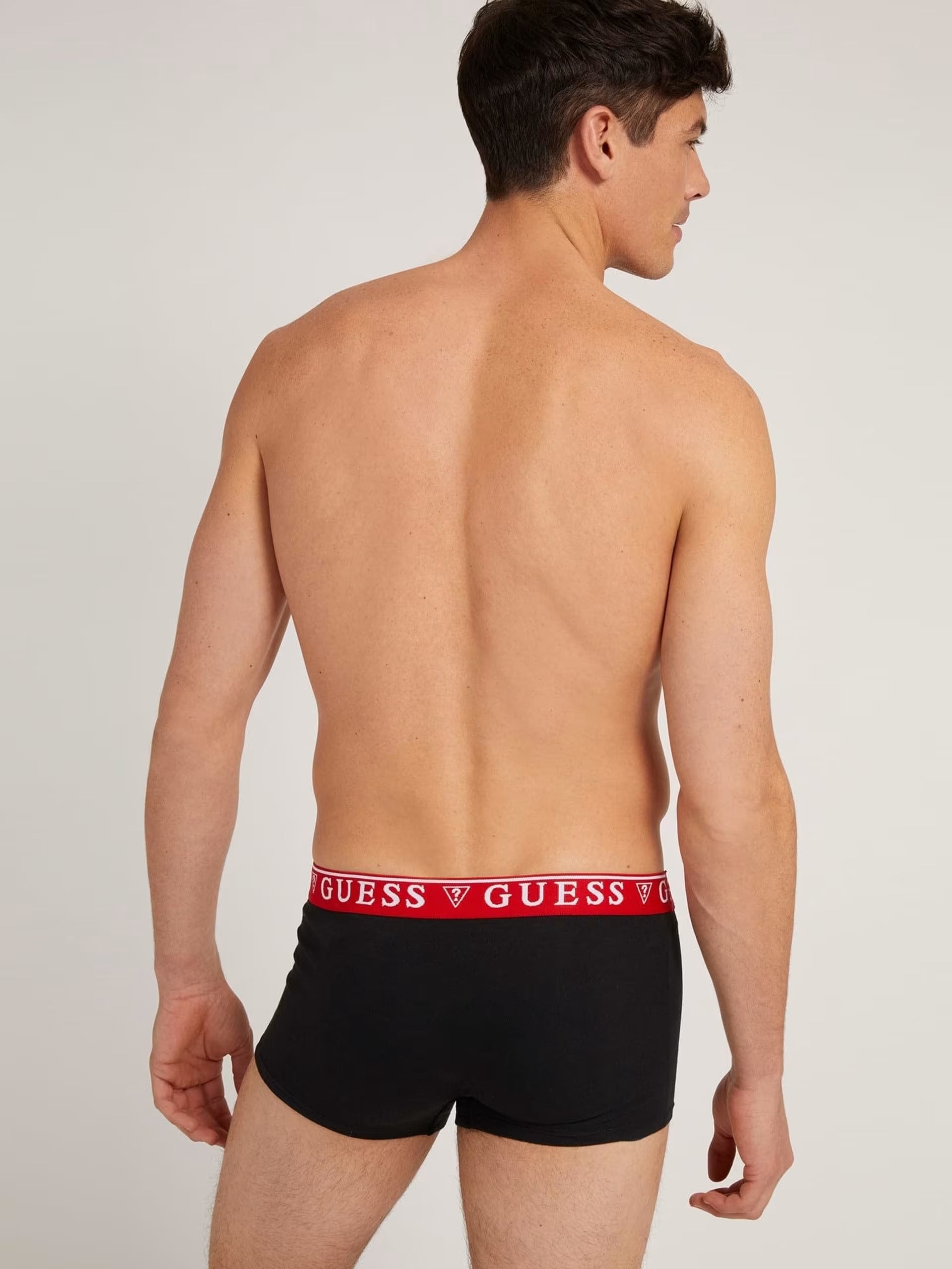 Guess 3 Pack Boxers – Stretch Cotton Black, Grey, Navy (Organic Cotton)