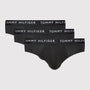 Tommy Hilfiger 3 Pack Cotton Stretch Briefs - Black
