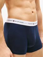 Tommy Hilfiger 3-Pack Print Trunks - Navy / Blue / Print