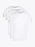 Tommy Hilfiger 3-Pack Signature Embroidery T-Shirts - White