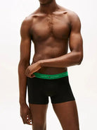 Tommy Hilfiger 7-Pack Signature Logo Waistband Trunks - Black Multi