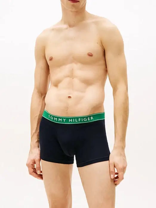 Tommy Hilfiger 3-Pack Logo Waistband Trunks - Black, Multi