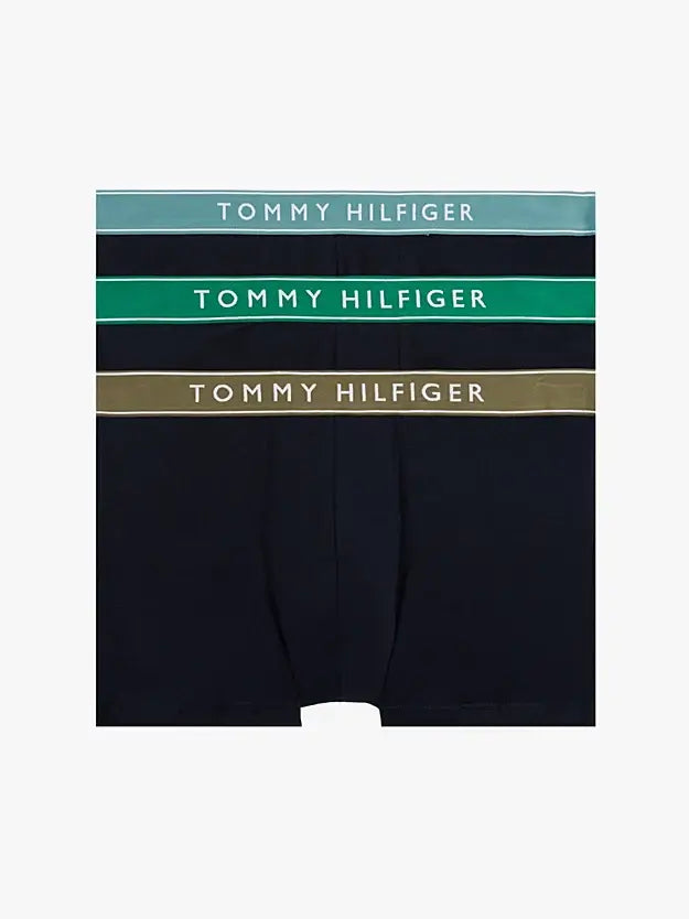 Tommy Hilfiger 3-Pack Logo Waistband Trunks - Black, Multi