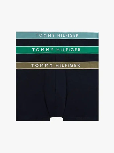 Tommy Hilfiger 3-Pack Logo Waistband Trunks - Black, Multi