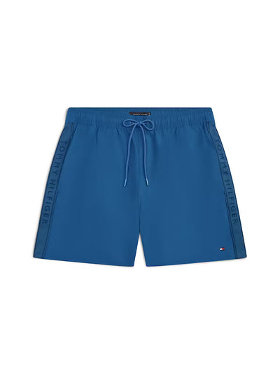 Tommy Hilfiger Medium Drawstring Tape Swim Shorts – Men's Nylon Beach Shorts