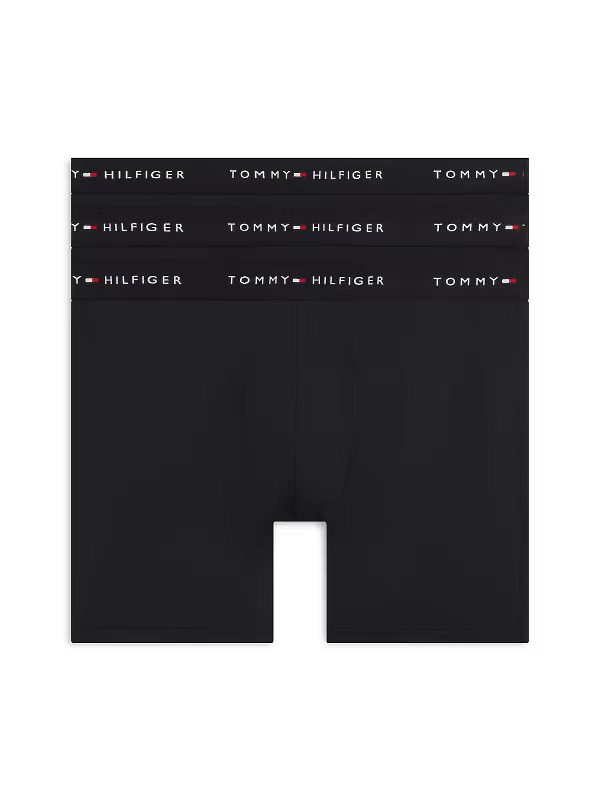 Tommy Hilfiger men’s 3-pack black microfibre long boxer briefs