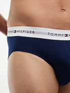 Tommy Hilfiger Carbon Navy briefs waistband detail