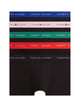 Tommy Hilfiger men’s 5-pack black stretch cotton trunks with assorted signature logo waistbands