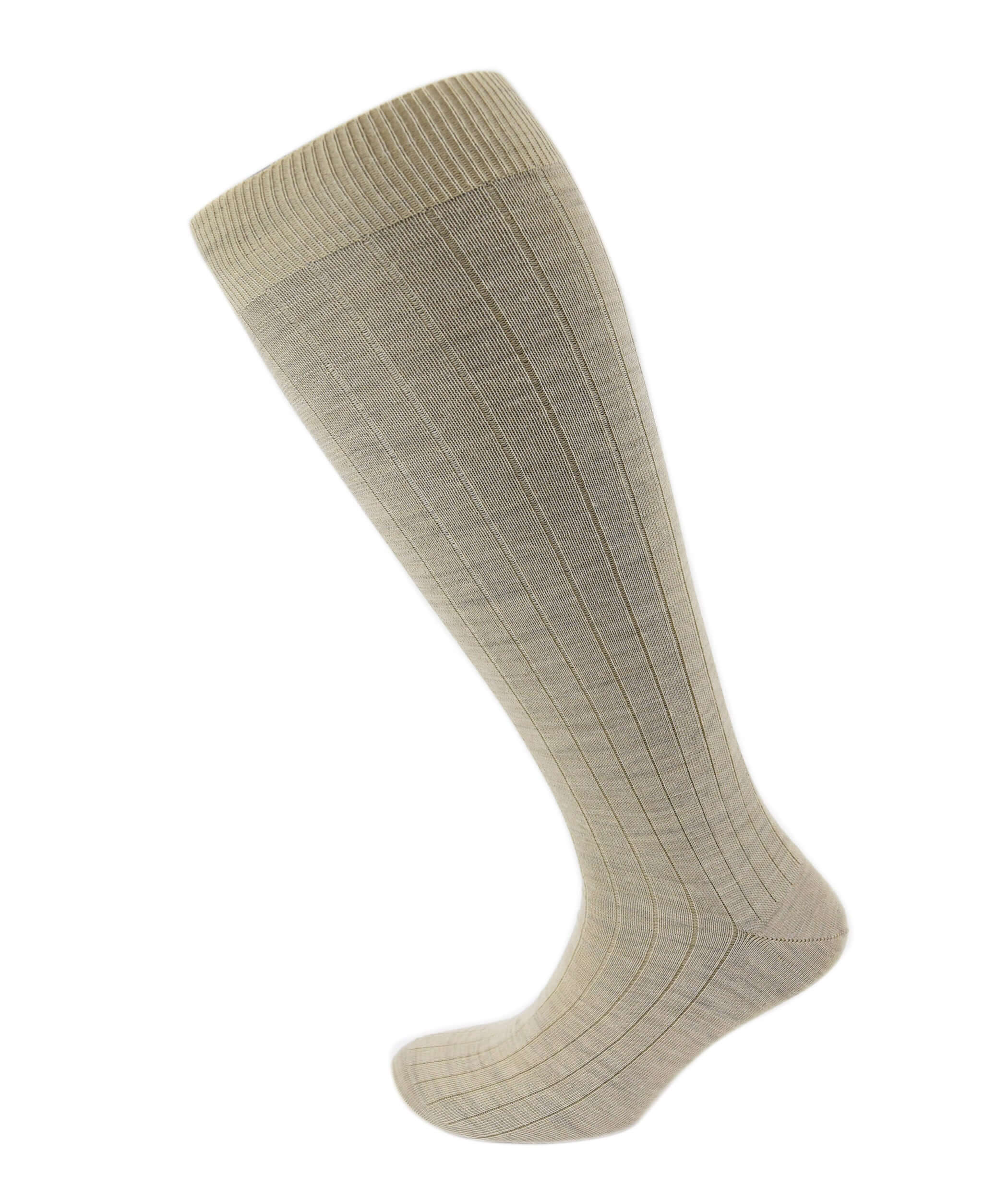 Viyella Men’s Knee High Merino Wool Socks UK 6-11 - Beige