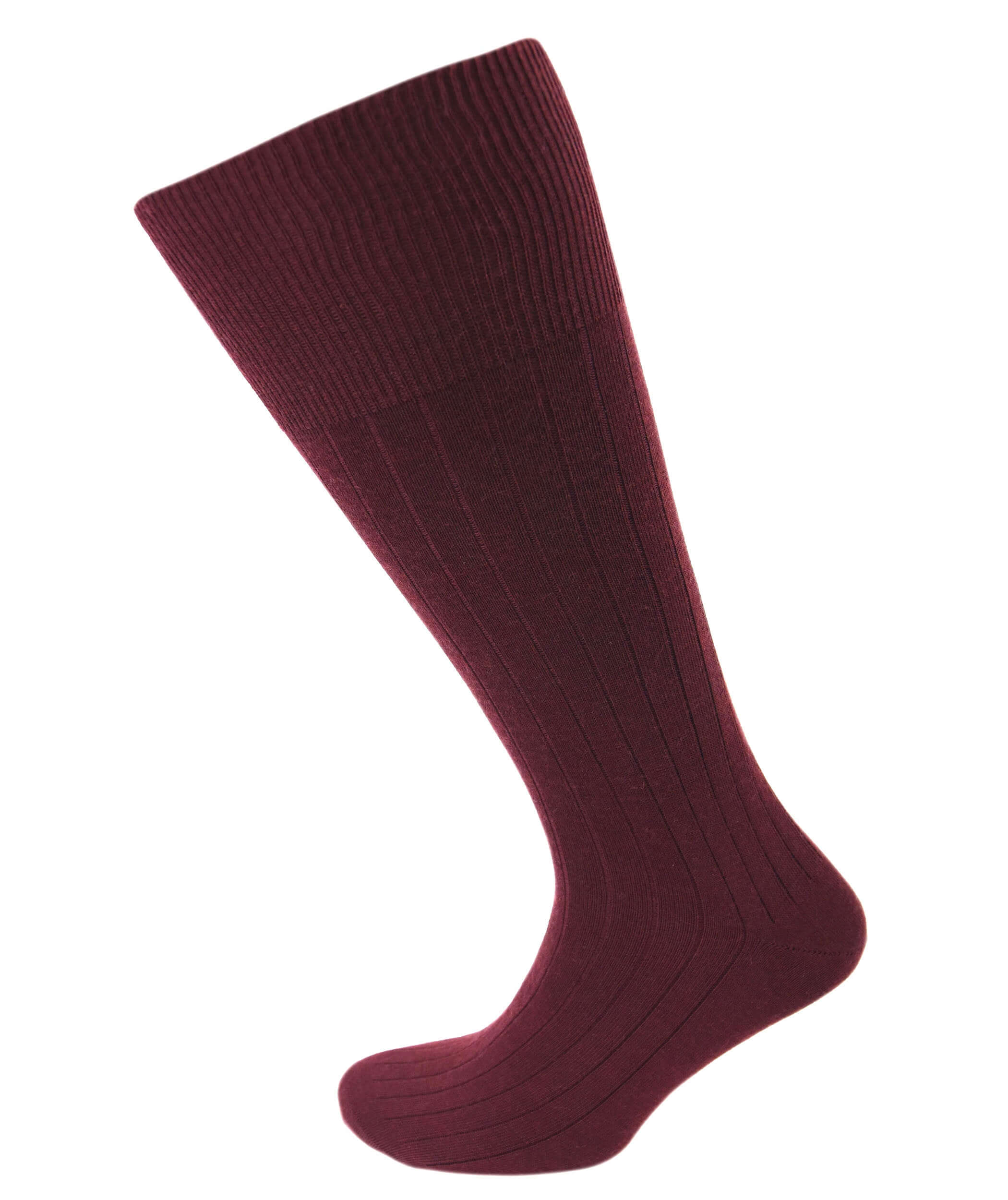 Viyella Men’s Merino Wool Half Hose Socks UK 6-11 - Mulberry