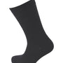 Viyella Mens Softouch Non Elastic Wool Socks With Hand Linked Toe - Black