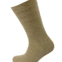 Viyella Mens Softouch Non Elastic Wool Socks With Hand Linked Toe - Fawn