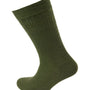 Viyella Mens Softouch Non Elastic Wool Socks With Hand Linked Toe - Green