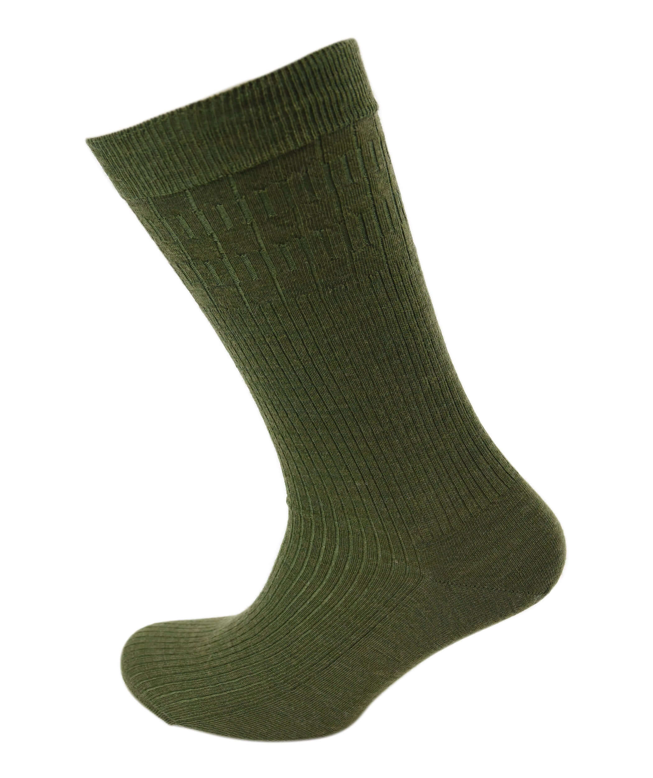 Viyella Men’s Softouch Non-Elastic Wool Socks UK 6-11 - Green