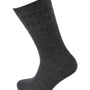 Viyella Mens Softouch Non Elastic Wool Socks With Hand Linked Toe - Grey