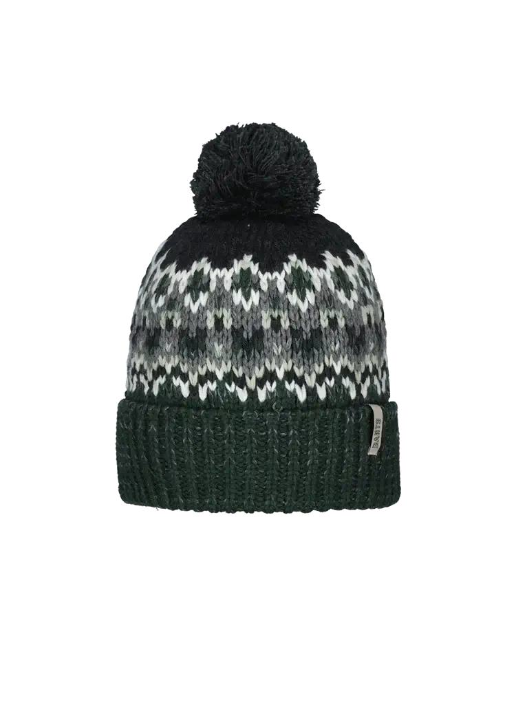 Barts Tobles Men's Pom Beanie - Bottle Green