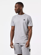 Weekend Offender Garcia Overlay T-Shirt | Smokey Grey