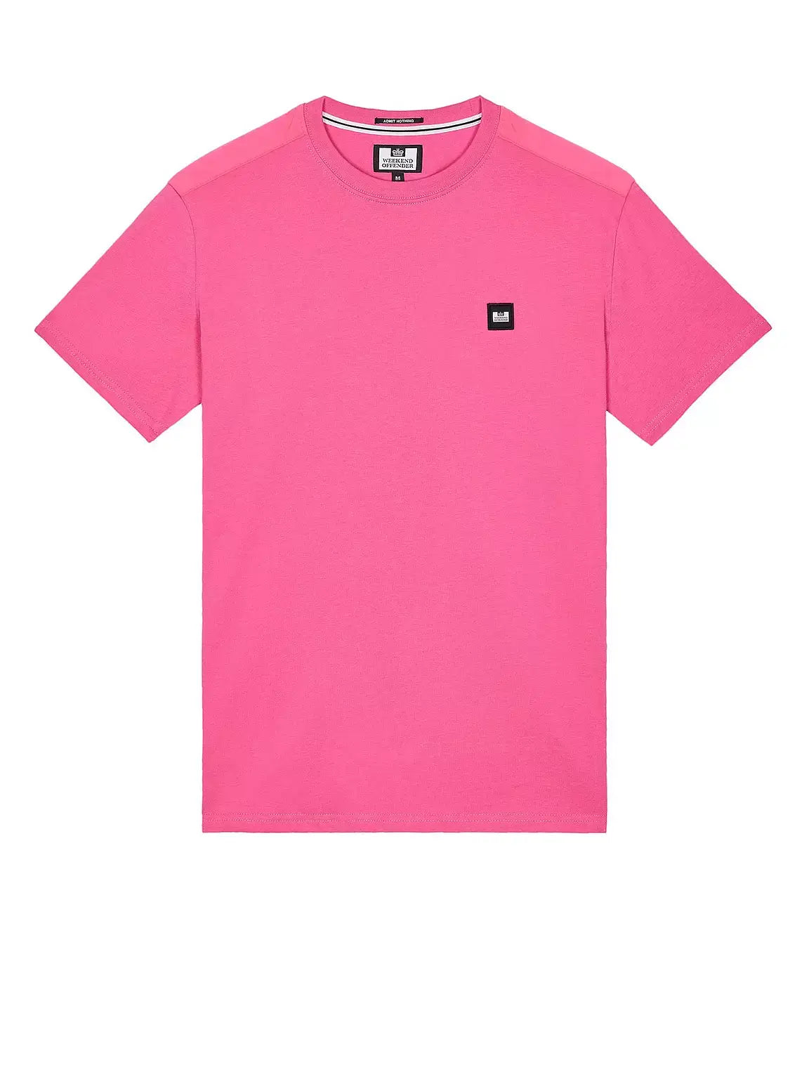 Weekend Offender Garcia Overlay T-Shirt | Candy Pink