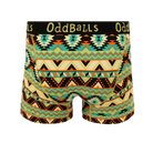 Oddballs Wild West Mens Boxer Shorts - Patterned Cotton Stretch Trunks