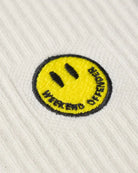 Weekend Offender Smiley Sports Socks Pink/Blue/Cream (3 PAIR PACK)