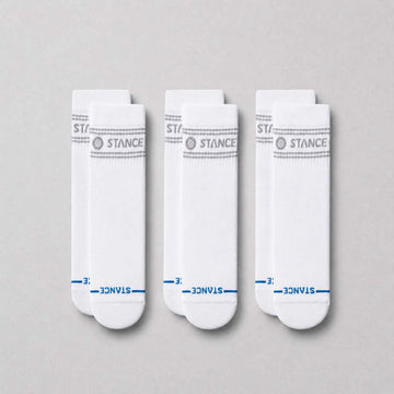 Stance Vital 3 Pack Quarter Socks - Cotton Rich Everyday Socks