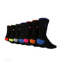 Jeff Banks Men's - 7 Pack Recycled Cotton Patterned Socks - (7/11)