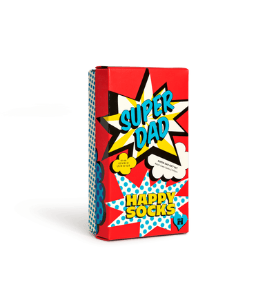 Happy Socks 3-Pack Super Dad Socks Gift Set