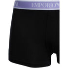 Emporio Armani 3 Pack Trunks Stretch Cotton - Black Multi