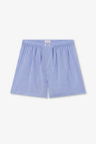 Derek Rose Men's Classic Fit Boxers -Amalfi Cotton Batiste Blue