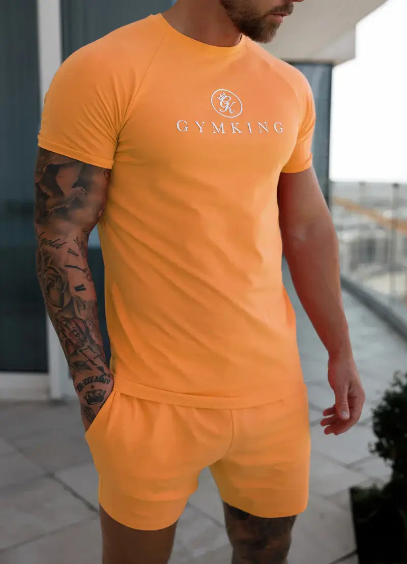Gym King Pro Jersey Short - Apricot
