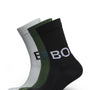 Bjorn Borg Core Crew Sock 3-pack - White/Black/Green