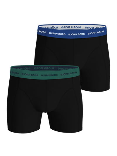 Björn Borg  2-Pack Cotton Stretch Men's Boxers - Black, Multi