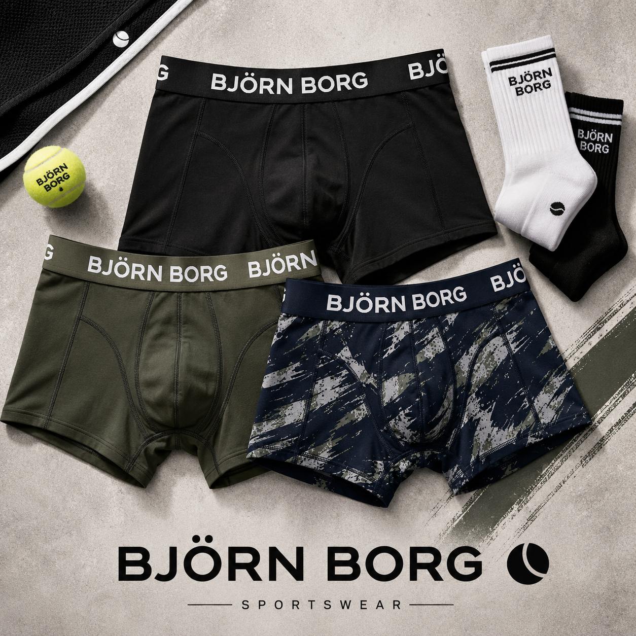 Björn Borg men’s underwear and socks