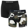 Bjorn Borg 2-Pack Premium Cotton Stretch Men's Boxers - Black/Camo Multi