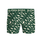 Björn Borg 2-Pack Cotton Stretch Men's Boxers - Green, Print
