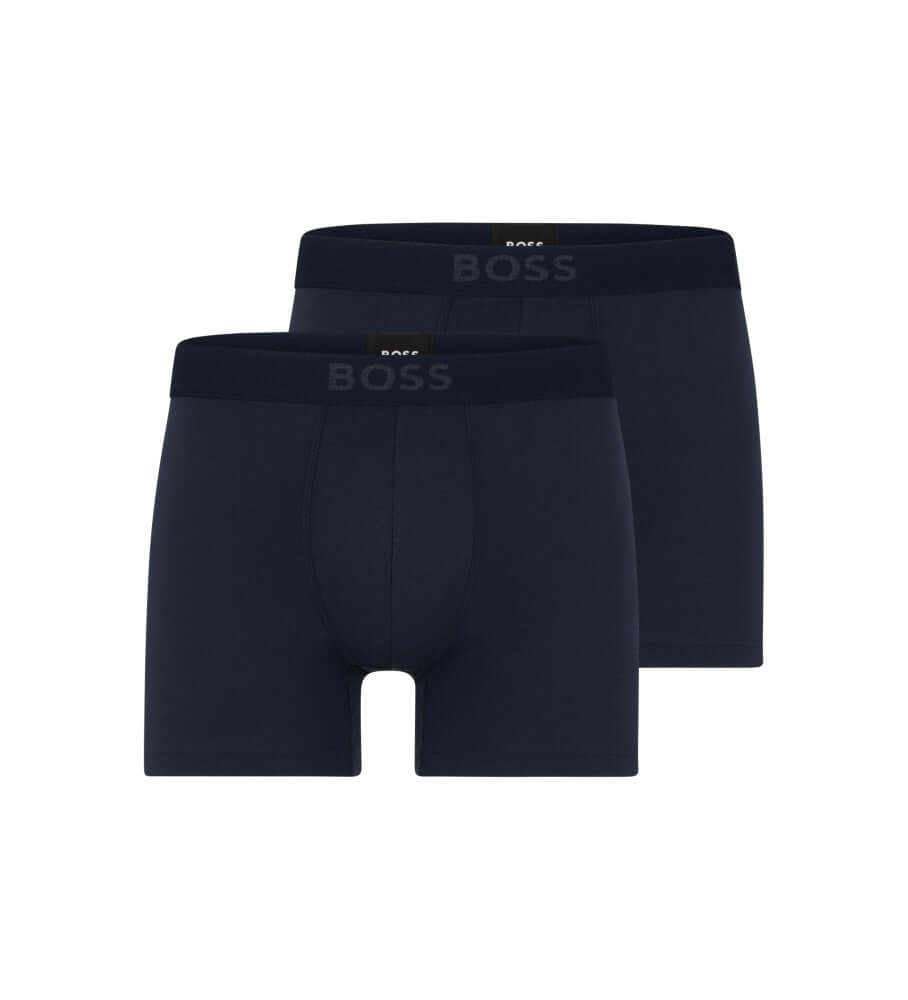 BOSS 2-Pack Ultrasoft Boxer Briefs – Black & Navy | Men’s Modal Underw ...