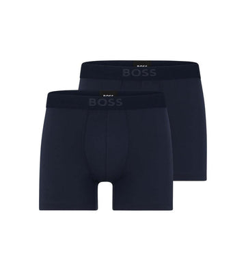 BOSS 2 Pack Ultrasoft Boxer Briefs - Black & Navy - Men's Modal Underwear