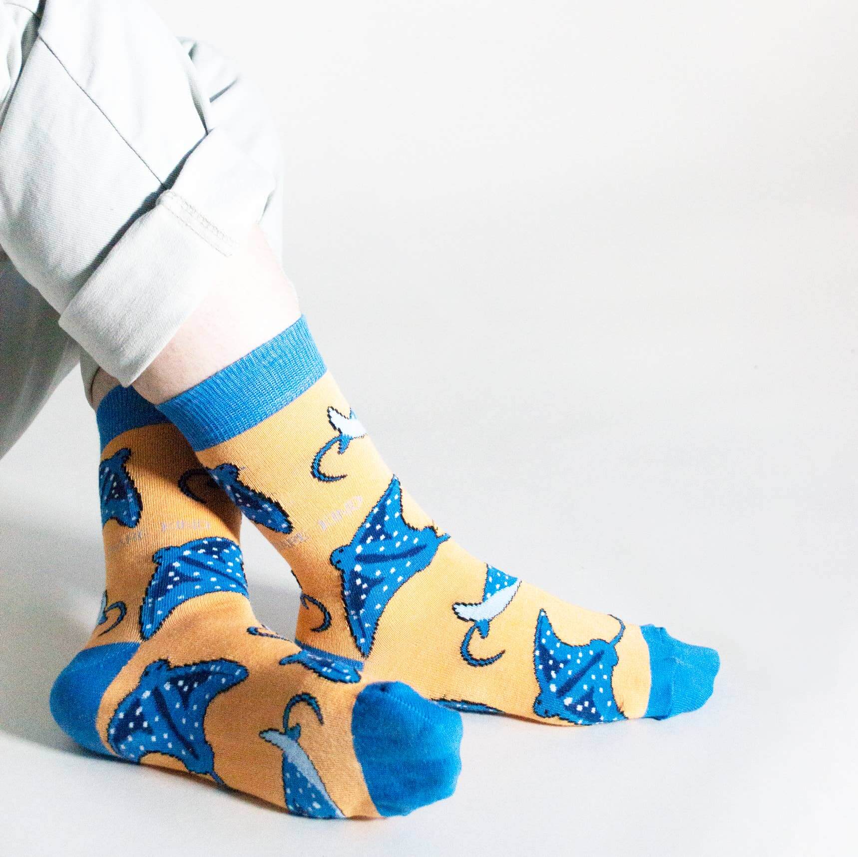 Bare Kind Socks - Save The Ray Bamboo Socks, Coral