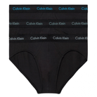Calvin Klein 3 Pack Cotton Stretch Hip Briefs -Black Multi