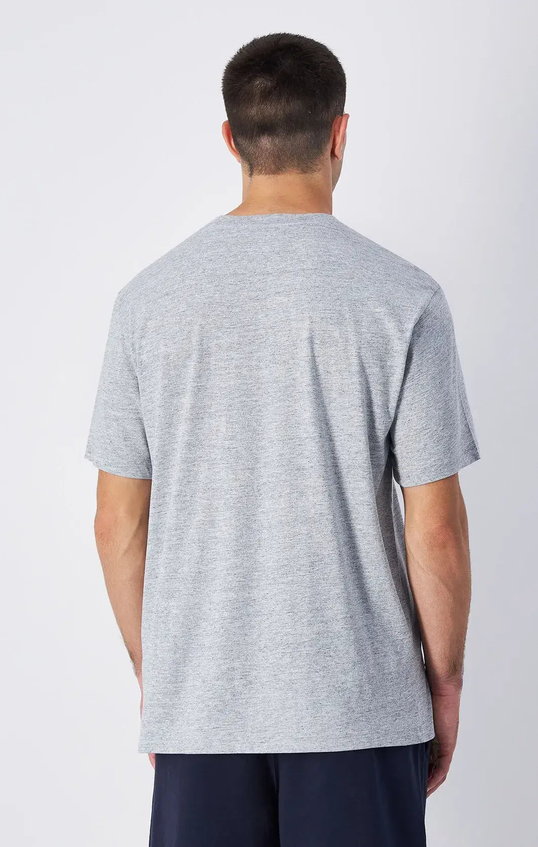 Champion Big Logo Cotton Jersey T-Shirt - Grey